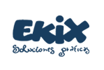 Logotipo EKIX Soluciones gr&aacute;ficas